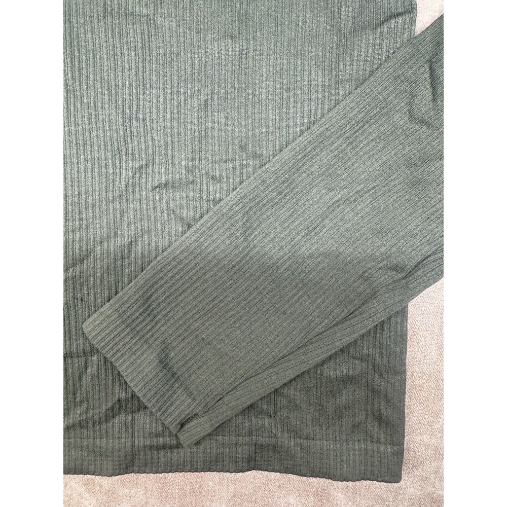 No Boundaries Women's Crewneck Ribbed T-Shirt Long Sleeve Sz MEDIUM - Picture 3 of 4